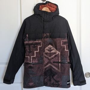 Burton Encore Snowboard Jacket DRYRIDE THERMOLITE Hooded Mens XS Ski Insulated